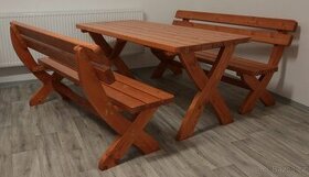 dřevěný zahradní nábytek 1+2 Oland 03 trim - 1