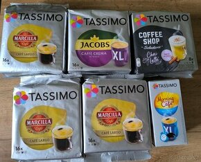 Tassimo kapsle - Caffe Crema, Chai Latte, Marcilla
