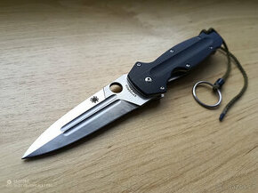 Větší zavírací nůž SPYDERCO SC215 GP EURO EDGE BLACK