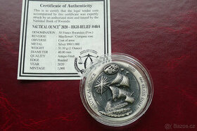 1 oz stříbrná mince Nautical Ounce Mayflower 2020 HR