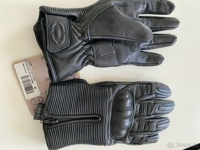Kožené rukavice 4SQUARE FACTORY black- NOVÉ