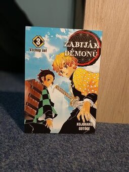 Manga "Demon Slayer" 3 díl, (v perfektním stavu) - v Češti