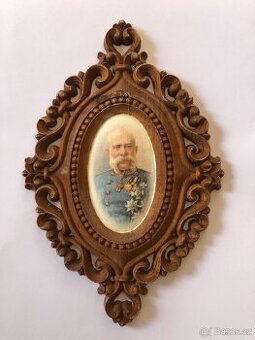 Franz Josef na dřevě