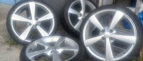 ALU kola 4x100 R18 s pneu 205/40/18