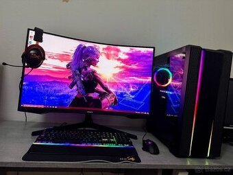 HERNÍ PC SESTAVA R7 2700/16GB RAM/RTX 3060 12GB/1TB SSD