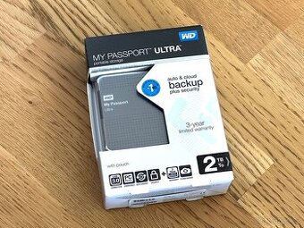 Externí pevný disk WD My Passport Ultra 2TB 2.5” HDD