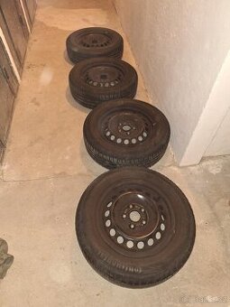 Sada kol 5×112, b vč. zim. pneu Continental 195/65 R 15