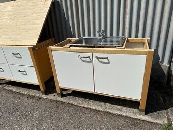 Ikea velká komoda se dřezem modulární kuchyň Varde