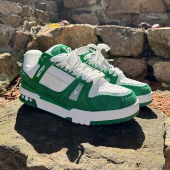 Prodávám boty Louis Vuitton Trainer Sneaker (zelené)