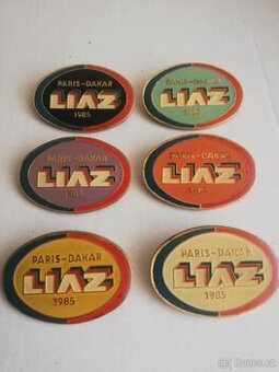 Odznaky Liaz Paris - Dakar 1985