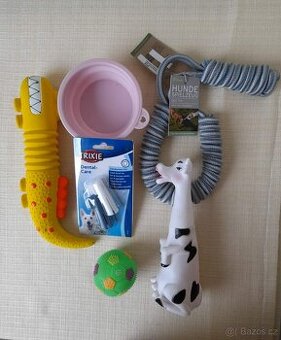 Set hraček a potřeb pro pejska