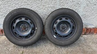 195/65 R15 ZIMNÍ PNEU + PLECHOVÉ DISKY 5X100 ŠKODA OCTAVIA I