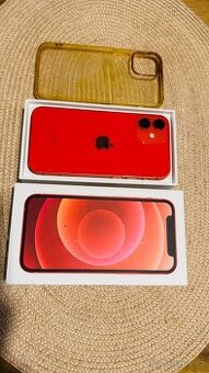 IPhone 12mini 64GB Red, top stav