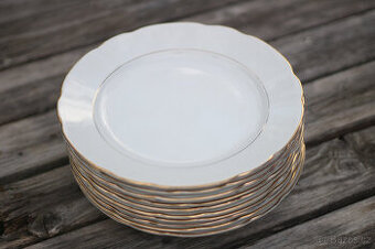 Porcelán. talíře Societa Ceramica Italiana Laveno