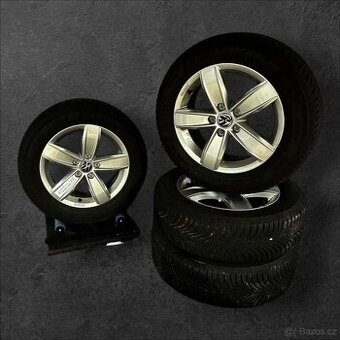 Zánovní originální alu kola VW 5x112 r16 + 205/60