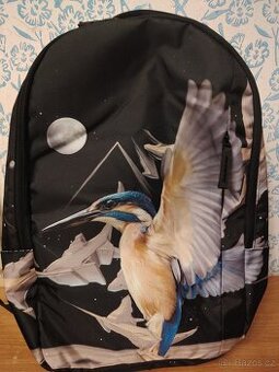 Školní batoh Baagl s motivem ledňáček