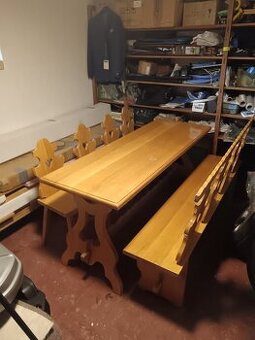 Selská jizba - sestava z masivu