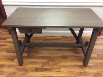 Rustikální masivní psací stůl, výrobce Loberon