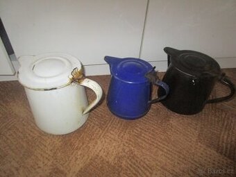 STARÉ SMALTOVANÉ NÁDOBÍ-KONVICE