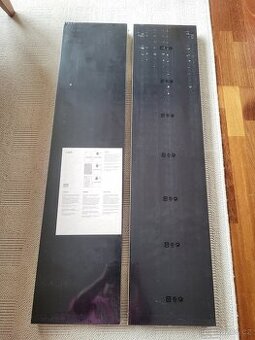 2x černé police z Ikey nové