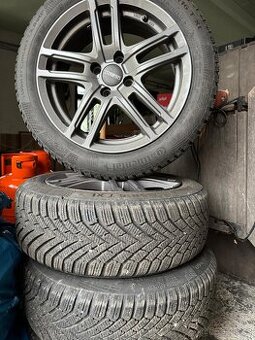 ALU disky 16'' 4x100 ET45 + zimni pneu