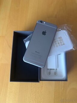 iPhone 6-64GB,Space gray + příslušenství. zdarma.