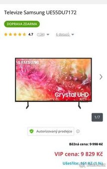 levize Samsung UE55DU172 – 55″ 4K UH SMART TV, zánvní