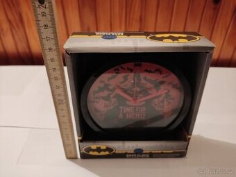Batman stolní hodiny s budíkem – nové, originální balení