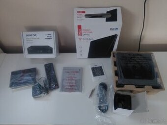 Nová anténa EMOS EM-011 a set-top box Sencor SDB 520T