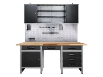 Dílenský ponk - sestava 160cm KLASIK I LITE (3-dílná sada)