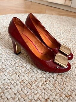 Vintage lodičky Salvatore Ferragamo
