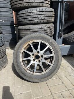 Alu kola Dezent 5x114,3 + pneu 185/65 R15,vzorek 6mm.