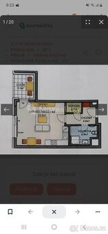 1+kk 35 m2 plus lodžie 5,3 m2