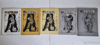 KÁJA SAUDEK -SPELEO č.1,2,3,4,5 (1990-91) OBÁLKY KÁJA SAUDEK - 1