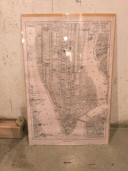 Plakát mapa - Newyork - 1
