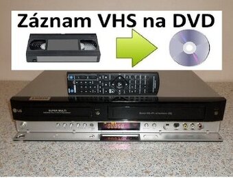 ⭐VHS-DVD rekordér LG RC198H - hdmi