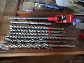 🔧 PROFESIONÁLNÍ VRTÁKY HILTI + BERNER SDS-plus • 9 kusů