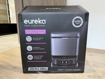 Robotický vysavač s mopem Eureka J15 Pro Ultra, bílý, nový