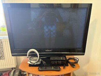Televize Panasonic + set-top box + anténa