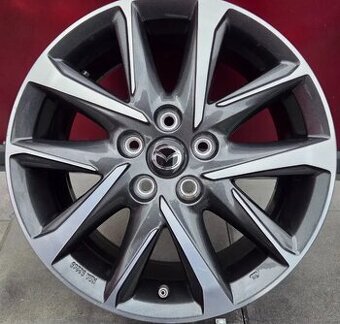 17"-NEJETÉ ALU DISKY 5x114.3 ORIGI MAZDA CX5+ČIDLA - 1
