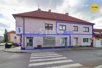 Byt 3+1 a komerční prostor, 133741 - 1
