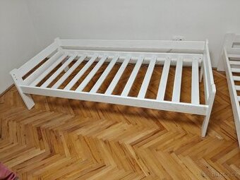 Postel bílá borovice 90x200cm 2ks