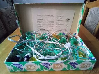 Stará, vánoční světýlka na stromeček - Zlatokov-šišky