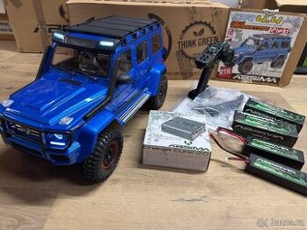 nový set modelu Absima CR4.4 WOLF 1:10 RTR modrý + 2x lipo