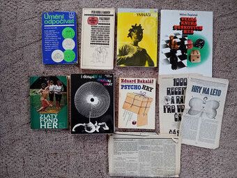 6 knih Prázdniny se šlehačkou, Zlatý fond her, Psychohry, ..