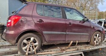 nd z škoda fabia 2 1.2htp 44kw rosso červená