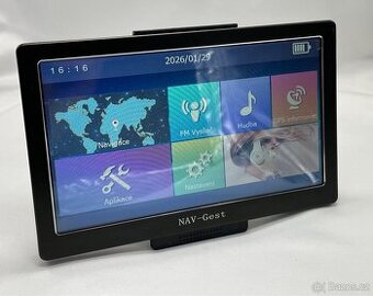 Použitá 7” GPS navigace NAV-gest pro TRUCK, BUS, OA
