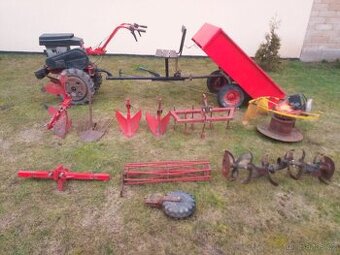 Malotraktor Briggs & Stratton Industrial Plus + vozík + přís