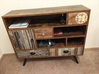 Prodám pěknou komodu a psací stůl v retro stylu