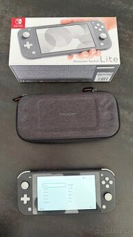 Nintendo Switch Lite – šedý + ochranné pouzdro